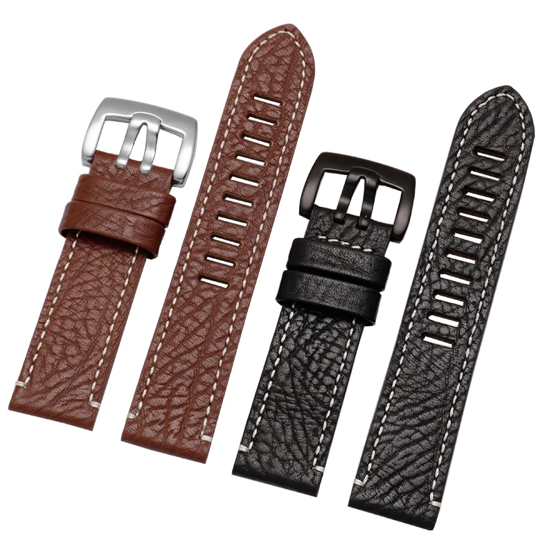 Quality genuine leather watchband 23mm black brown Lichee Pattern strap replacement mens bracelet fit
Quality genuine leather watchband 23mm black brown Lichee Pattern strap replacement mens bracelet fit