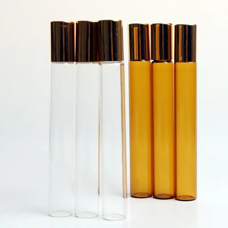 Steel Roller Ball Glass Bottle With Gold Cap High Quality 10cc Amber Roller Metal Ball For Essential Oils
Steel Roller Ball Glass Bottle With Gold Cap High Quality 10cc Amber Roller Metal Ball For Essential Oils