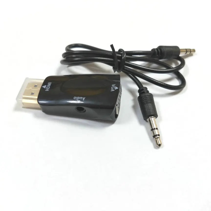 5pcs HDMI-compatible TO VGA Audio Cable Male to Female HD 1080P For PC Laptop TV Box Computer Display Projector CONNECTOR
5pcs HDMI-compatible TO VGA Audio Cable Male to Female HD 1080P For PC Laptop TV Box Computer Display Projector CONNECTOR