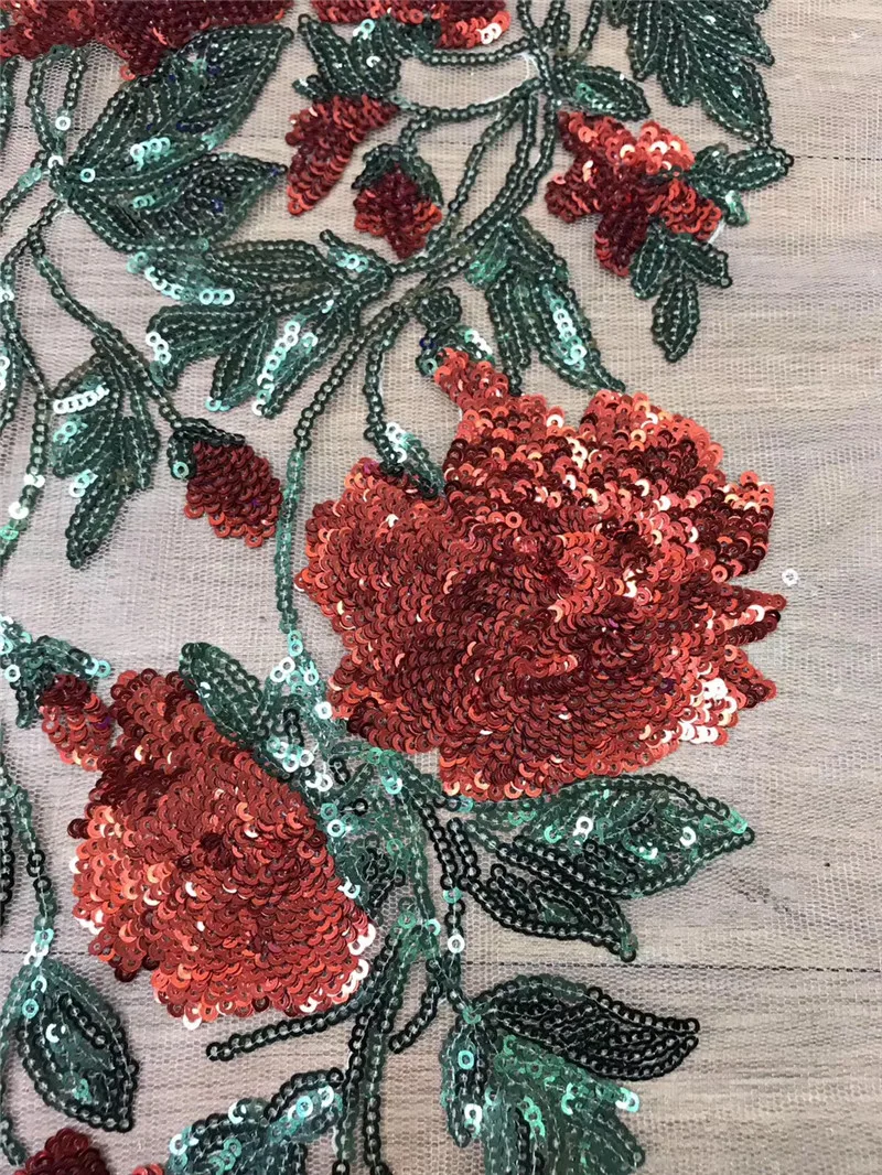 H-1970501 fashionable sequins tulle embroidery french net lace fabric for party dress
H-1970501 fashionable sequins tulle embroidery french net lace fabric for party dress