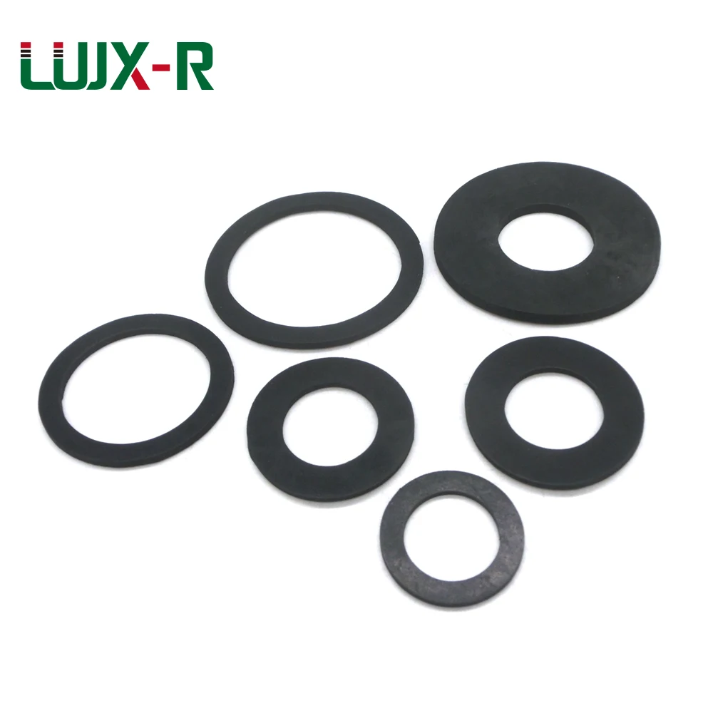 LUJX-R Thickness 2mm 10pcs Flat Gasket Rubber Black O Type Sealing Rings NBR Plain Washer for Pressure Gauge Waterproof ID5/6mm
LUJX-R Thickness 2mm 10pcs Flat Gasket Rubber Black O Type Sealing Rings NBR Plain Washer for Pressure Gauge Waterproof ID5/6mm