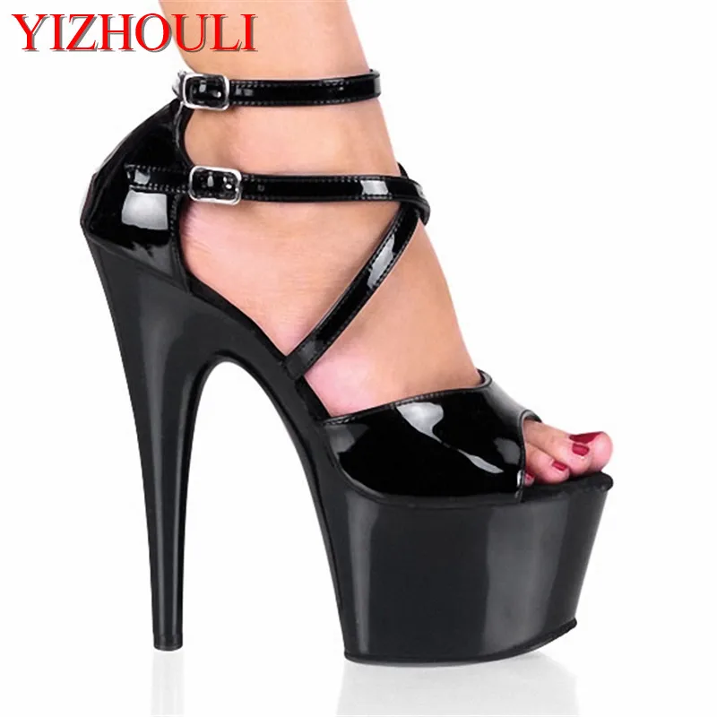 Stylish Sweet Lace-UP 15CM Sexy Super High Heel Platforms Pole Dance / Performance /Star/Model Shoes, Wedding Sandals
Stylish Sweet Lace-UP 15CM Sexy Super High Heel Platforms Pole Dance / Performance /Star/Model Shoes, Wedding Sandals
