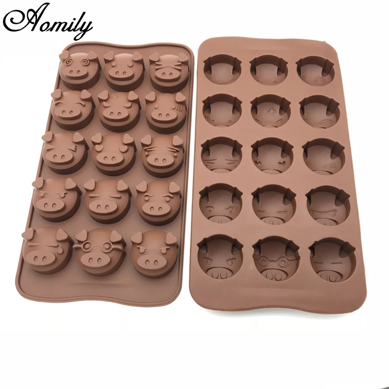 Aomily 15 Holes Funny Pig Shaped Silicone Soap Candy Fondant Chocolate Kitchen Mould Silicone Chocolate Cookies Cake DIY Mold
Aomily 15 Holes Funny Pig Shaped Silicone Soap Candy Fondant Chocolate Kitchen Mould Silicone Chocolate Cookies Cake DIY Mold