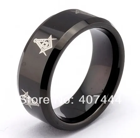 Free Shipping USA UK Canada Russia Brazil Hot Sales New 8mm Bridal Men's Masonic Black Tungsten Engagement Ring Wedding Band
Free Shipping USA UK Canada Russia Brazil Hot Sales New 8mm Bridal Men's Masonic Black Tungsten Engagement Ring Wedding Band