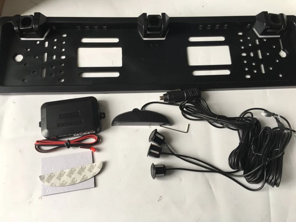 Automobiles european License Plate Parking rear camera system wireless 3 radar w LED frame Plate Holder Exterior Accessories
Automobiles european License Plate Parking rear camera system wireless 3 radar w LED frame Plate Holder Exterior Accessories