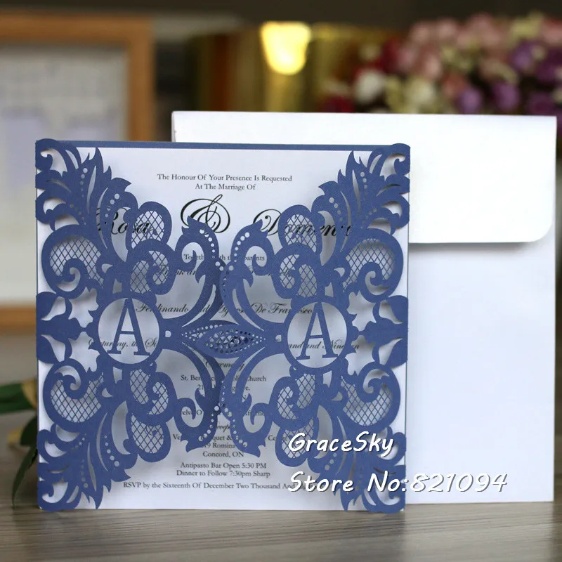 free shipping 50pcs/Lot Laser Cut Lace crown Elegant Wedding Birthday Invitation Cards With text customized
free shipping 50pcs/Lot Laser Cut Lace crown Elegant Wedding Birthday Invitation Cards With text customized