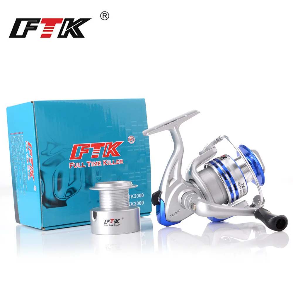 Металлическая катушка для спиннинга FTK, катушка для ловли карпа TK2000 -TK5000, 4,8: 1 5,3: 1, морская удочка, рыболовные снасти 
Металлическая катушка для спиннинга FTK, катушка для ловли карпа TK2000 -TK5000, 4,8: 1 5,3: 1, морская удочка, рыболовные снасти