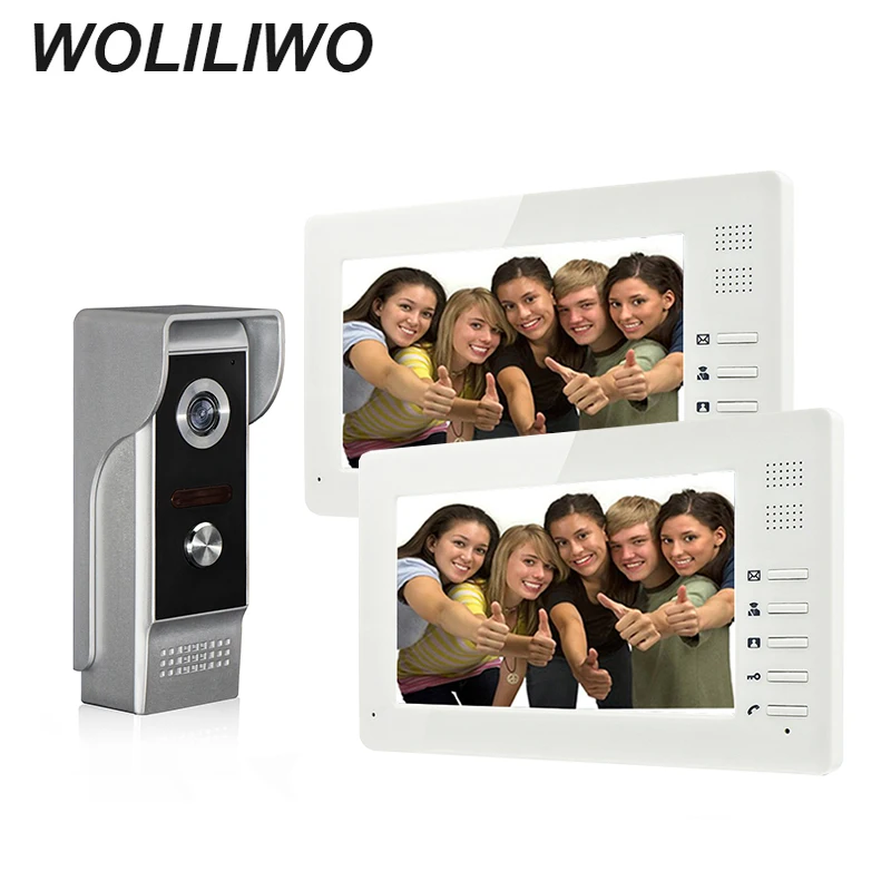 Wired 7'' TFT LCD Wired Video Door Phone System Visual Intercom Doorbell Dual-way Intercom System 700TVL Outdoor Infrared Camera
Wired 7'' TFT LCD Wired Video Door Phone System Visual Intercom Doorbell Dual-way Intercom System 700TVL Outdoor Infrared Camera