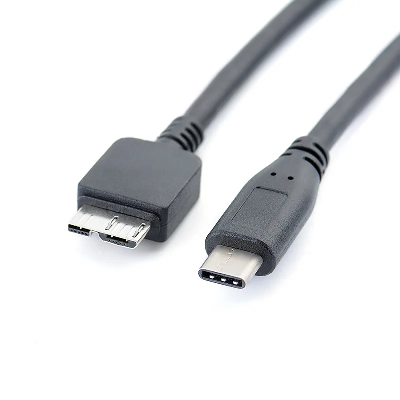 USB 3.1 Type-C to USB 3.0 Micro B Cable Connector For Hard Drive Smartphone CELL PHONE PC
USB 3.1 Type-C to USB 3.0 Micro B Cable Connector For Hard Drive Smartphone CELL PHONE PC