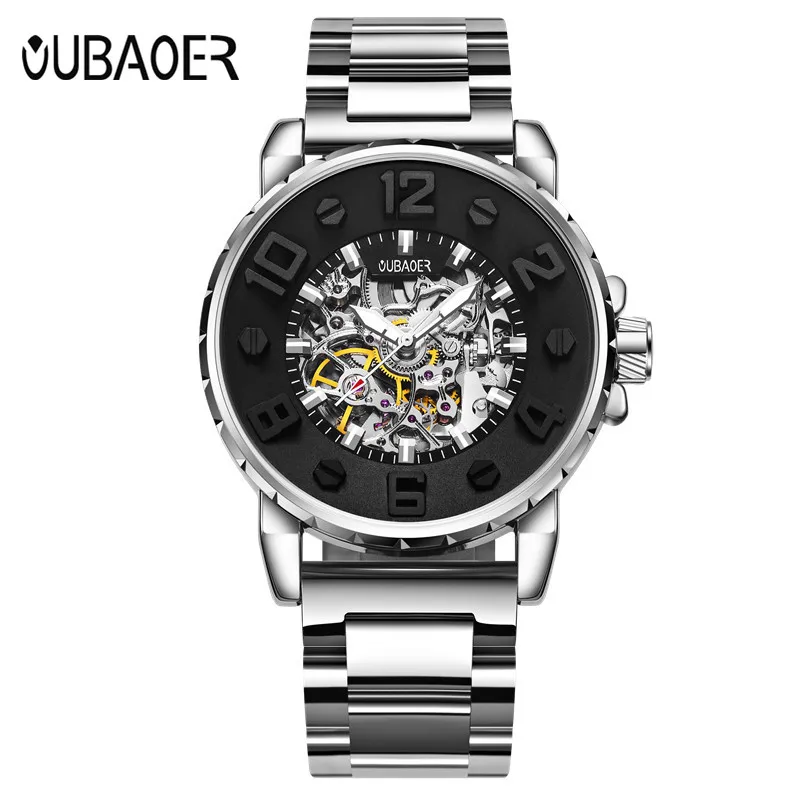 Automatic mechanical watch OUBAOER man business men's watch famous brand Fashion Casual Watches men erkek saat
Automatic mechanical watch OUBAOER man business men's watch famous brand Fashion Casual Watches men erkek saat