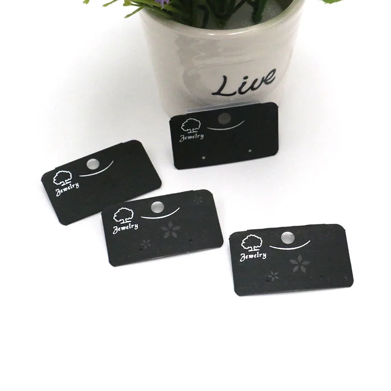 Jewelry Packaging Card 200PCS 3x5.2cm Black Plalstic PVC Velvet Fashion Jewelry Stud Earrings Display Hang Tag in Stock
Jewelry Packaging Card 200PCS 3x5.2cm Black Plalstic PVC Velvet Fashion Jewelry Stud Earrings Display Hang Tag in Stock