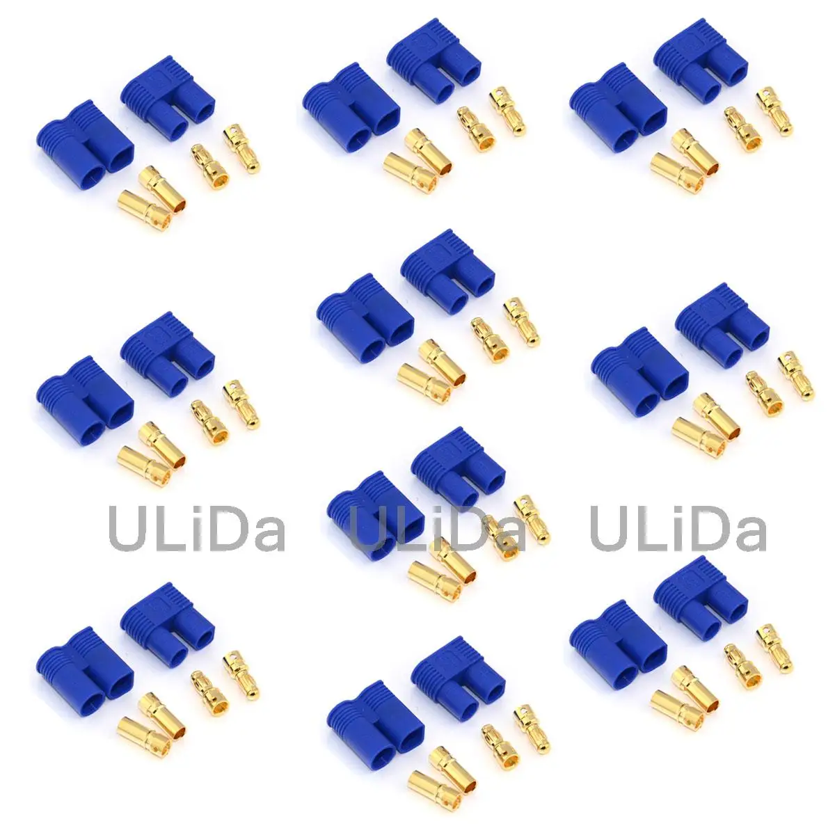 10 Sets EC3 3MM Female Male Gold Plated Bullet Connector Plugs For RC Battery
10 Sets EC3 3MM Female Male Gold Plated Bullet Connector Plugs For RC Battery