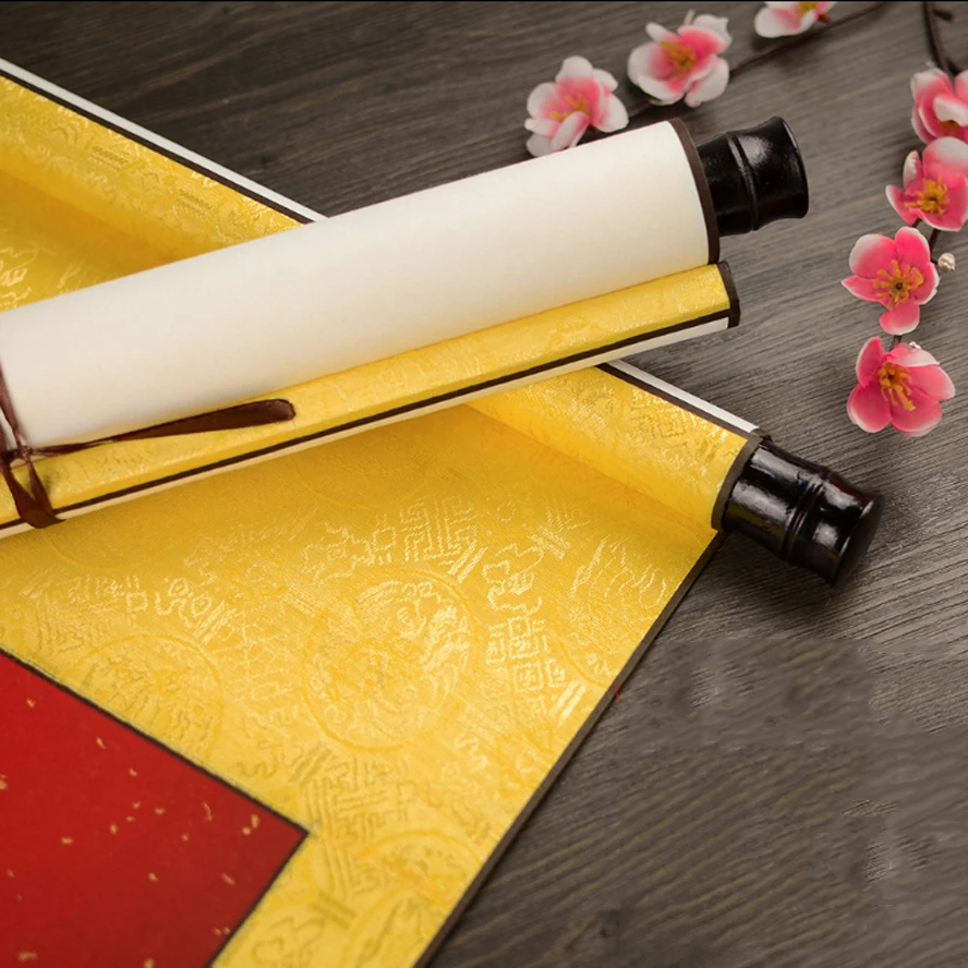 Chinese Rice Paper Scroll blank calligraphy and painting mounted Xuan paper Art Set Painting Supplies
Chinese Rice Paper Scroll blank calligraphy and painting mounted Xuan paper Art Set Painting Supplies
