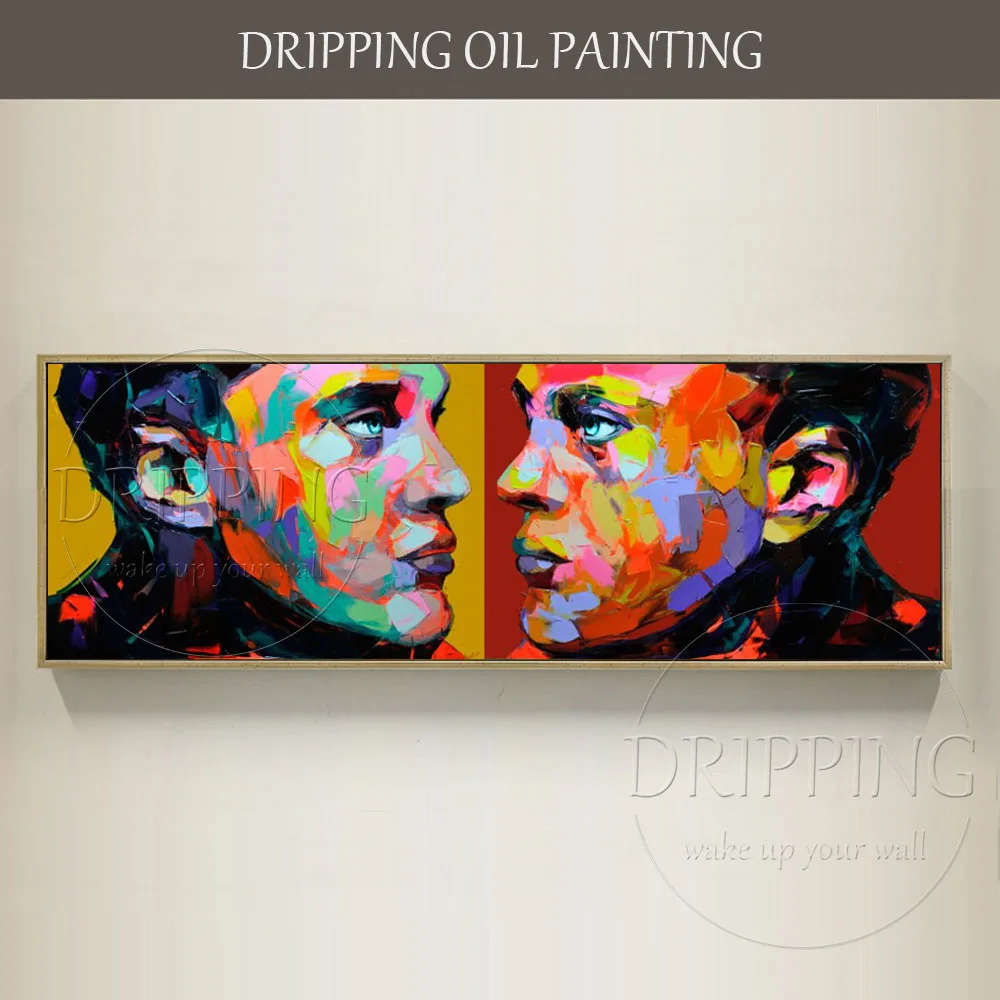 Top Artist Hand-painted High Quality Large Canvas Abstract Man Figure Oil Painting on Canvas Man Mirror Face Oil Painting
Top Artist Hand-painted High Quality Large Canvas Abstract Man Figure Oil Painting on Canvas Man Mirror Face Oil Painting
