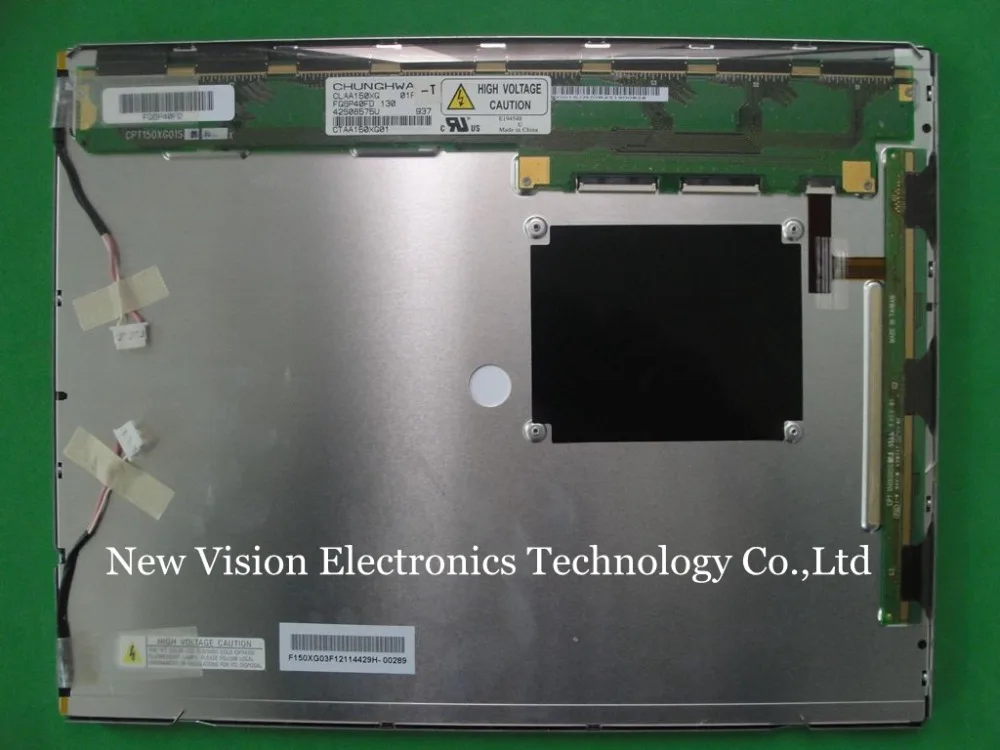 CPT CPT150XG01S CLAA150XG CTAA150XG01 Original A+ Grade 15 inch LCD Display Screen
CPT CPT150XG01S CLAA150XG CTAA150XG01 Original A+ Grade 15 inch LCD Display Screen