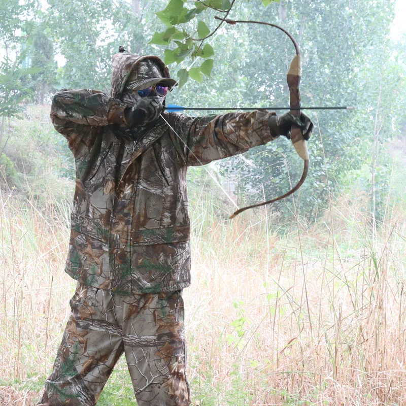 Outdoor Hunting Bird Watching Waterproof Bionic Camouflage Jacket+Pants Fan Shooting Training Snipper Clothes Suit
Outdoor Hunting Bird Watching Waterproof Bionic Camouflage Jacket+Pants Fan Shooting Training Snipper Clothes Suit