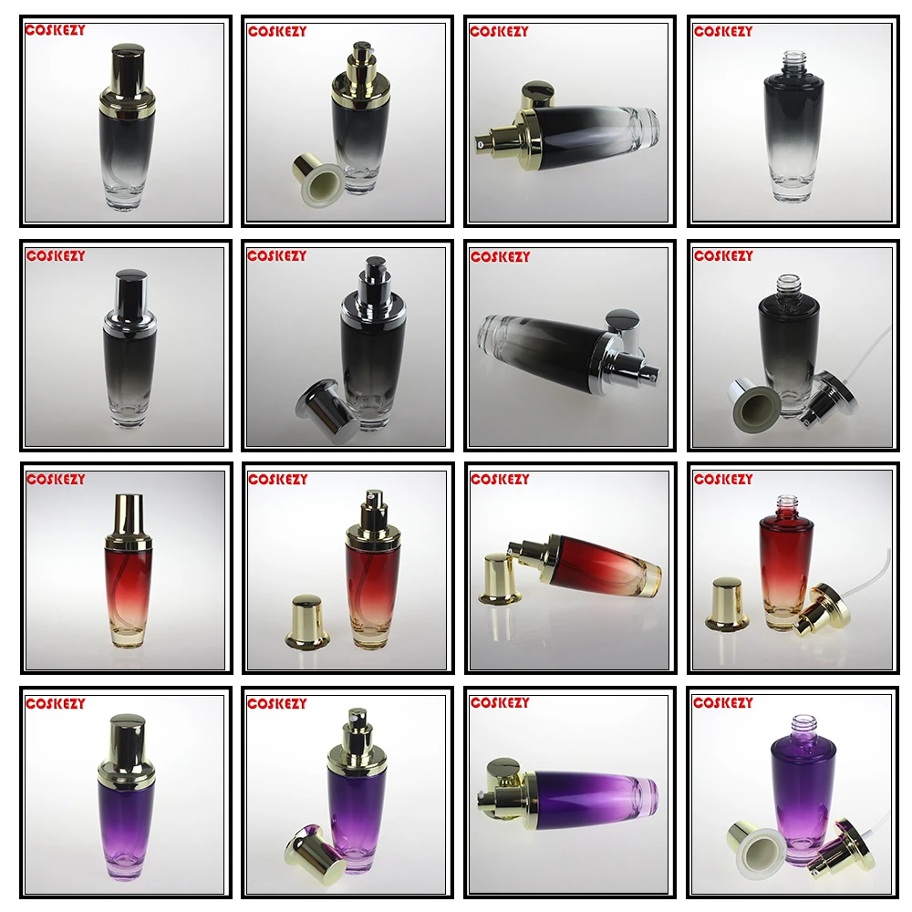 100ml Colorful glass cosmetic packaging, empty glass bottle packaging for personal skin
100ml Colorful glass cosmetic packaging, empty glass bottle packaging for personal skin