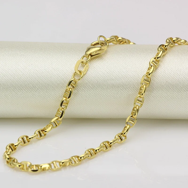Fine Au750 Real 18K цепочка из желтого золота женское мужское ожерелье-гвоздик 24 дюйма
Fine Au750 Real 18K цепочка из желтого золота женское мужское ожерелье-гвоздик 24 дюйма