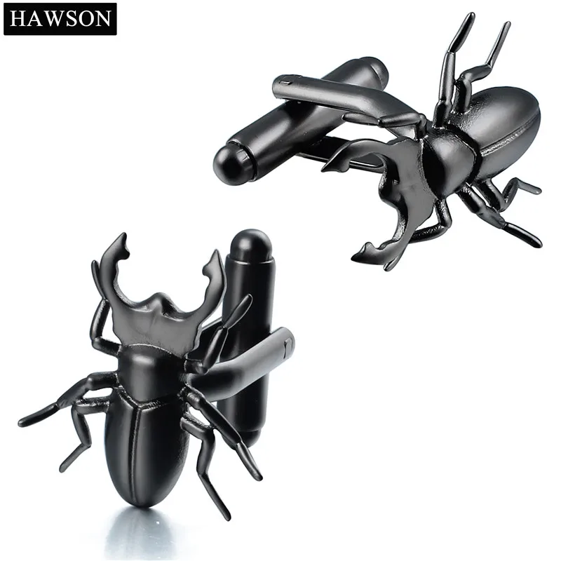 HAWSON Cufflinks Newfangled Style Beetle Matte Cuff Links for Mens French Cuffs/Shirts Garment Ornament Gift Men's cufflinks
HAWSON Cufflinks Newfangled Style Beetle Matte Cuff Links for Mens French Cuffs/Shirts Garment Ornament Gift Men's cufflinks