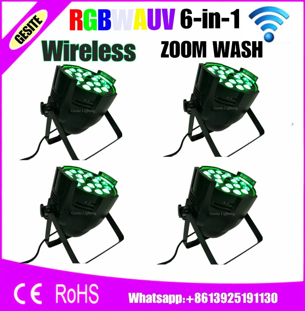 4pcs/lot wireless control Projector Indoor 18x18w 6in1 RGBWA UV Led Par Light Led Par Can Zoom
4pcs/lot wireless control Projector Indoor 18x18w 6in1 RGBWA UV Led Par Light Led Par Can Zoom