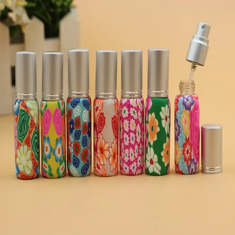 50pcs/Lot Wholesale 8ml Parfum Pump Polymer Clay Glass Empty Perfume Bottle Travel Fimo Spray Scent Bottle With Aluminum Caps
50pcs/Lot Wholesale 8ml Parfum Pump Polymer Clay Glass Empty Perfume Bottle Travel Fimo Spray Scent Bottle With Aluminum Caps