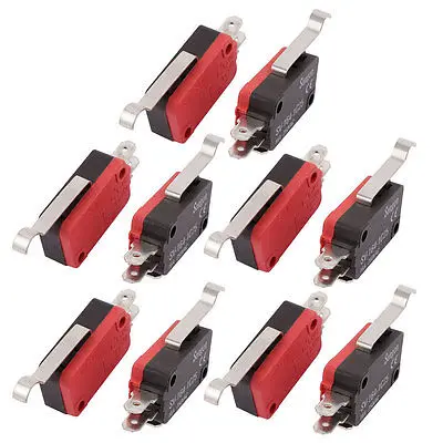 10 шт. мгновенный длинный изгиб рычаг рычага 1NO 1NC микро концевой выключатель Красный Черный SV-164-1C25
10 шт. мгновенный длинный изгиб рычаг рычага 1NO 1NC микро концевой выключатель Красный Черный SV-164-1C25