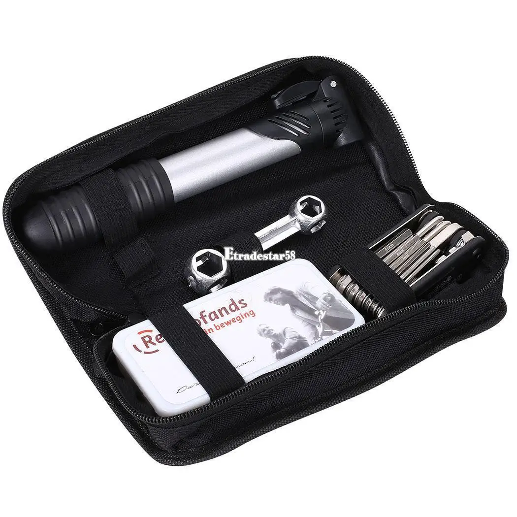 '0 Profit' 16 in 1 Multi Function Kit Patch Bike Bicycle Cycling Repair Tool ET
'0 Profit' 16 in 1 Multi Function Kit Patch Bike Bicycle Cycling Repair Tool ET