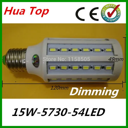 Диммируемые светодиодные лампы 15 Вт E27 54 epistar SMD 5730 220 В/110 В, теплый белый/белый, 10 шт./лот
Диммируемые светодиодные лампы 15 Вт E27 54 epistar SMD 5730 220 В/110 В, теплый белый/белый, 10 шт./лот