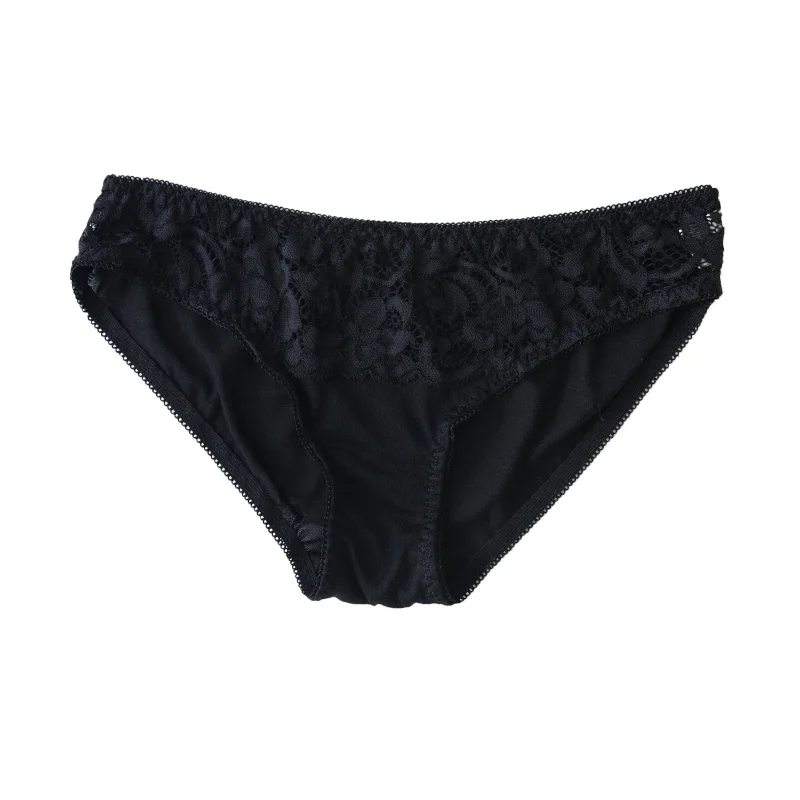 Ladies Black White Classic Panties 100% Nature Silk Women Sexy Lace Low-Rise Brief Female Comfortable Elegant Simple Underwear
Ladies Black White Classic Panties 100% Nature Silk Women Sexy Lace Low-Rise Brief Female Comfortable Elegant Simple Underwear