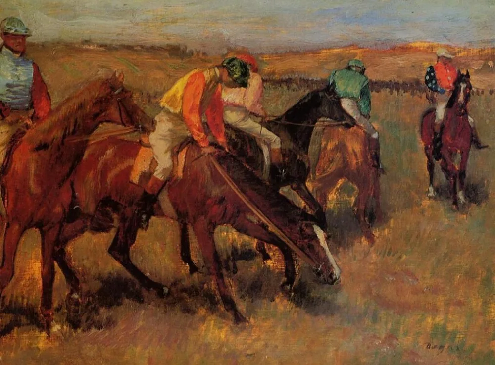 Высококачественная картина маслом, изображения на холсте перед скачкой (1882), Эдгар дегас, ручная роспись
Высококачественная картина маслом, изображения на холсте перед скачкой (1882), Эдгар дегас, ручная роспись