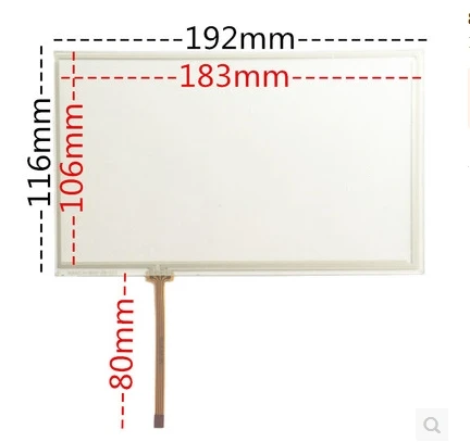 192 *116 8-inch car navigation car DVD industrial control touch screen handwritten screen left
192 *116 8-inch car navigation car DVD industrial control touch screen handwritten screen left