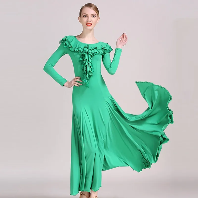women ballroom dress standard dance dress Spanish dress green dance costumes viennese waltz dress dance wear women green cheap
women ballroom dress standard dance dress Spanish dress green dance costumes viennese waltz dress dance wear women green cheap