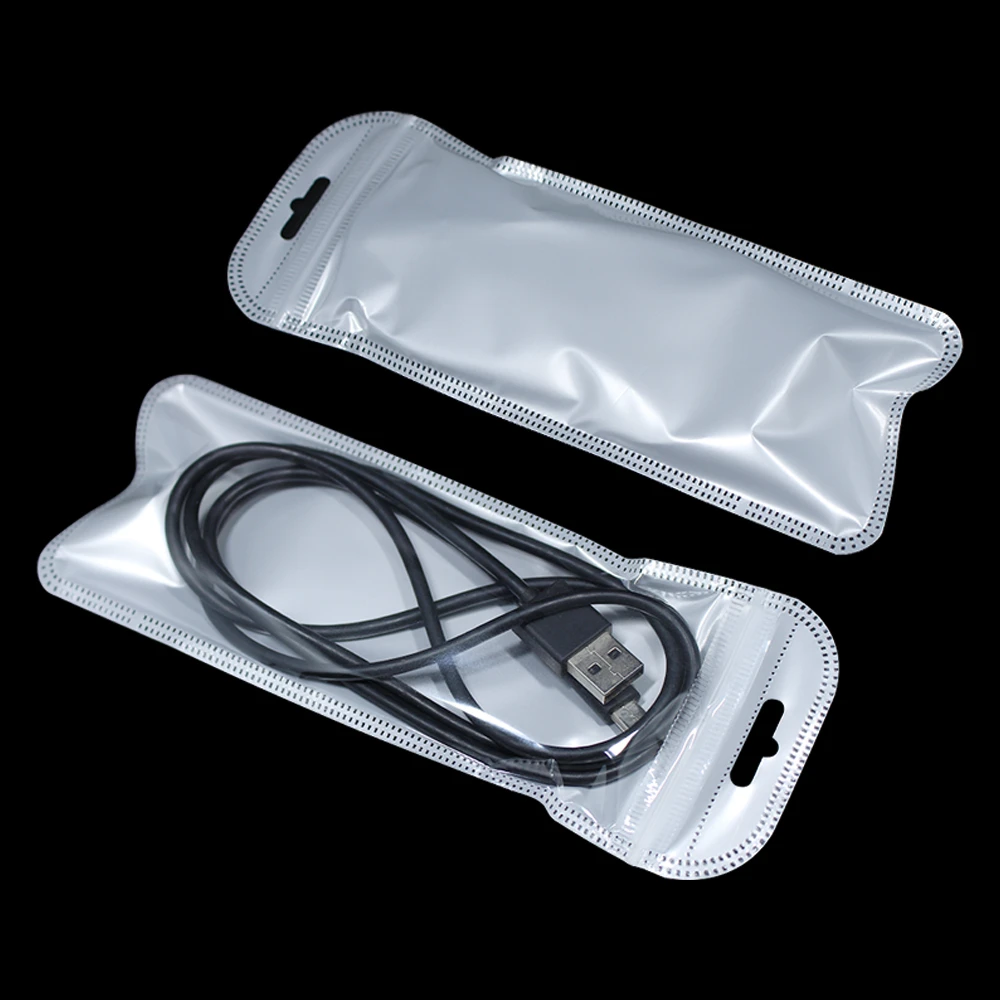 100Pcs Clear White Plastic for Zip Resealable Electronic Accessory Lock Packaging Bags Zipper Lock Packing Pouch with Hang Hole
100Pcs Clear White Plastic for Zip Resealable Electronic Accessory Lock Packaging Bags Zipper Lock Packing Pouch with Hang Hole
