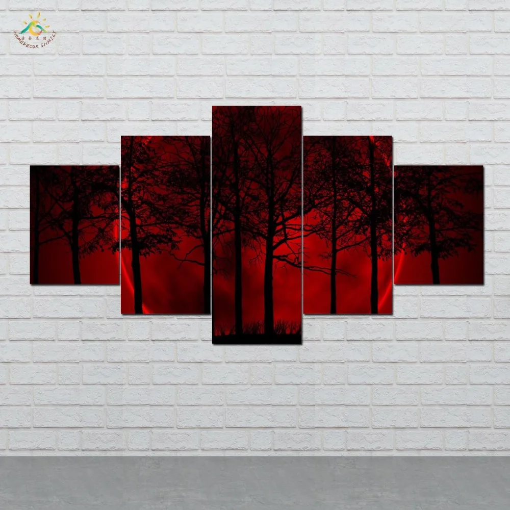 Red Sky Planet Trees Wall Art Prints Canvas Art Painting Modular Picture And Vintag Poster Canvas Painting 5 Pieces
Red Sky Planet Trees Wall Art Prints Canvas Art Painting Modular Picture And Vintag Poster Canvas Painting 5 Pieces