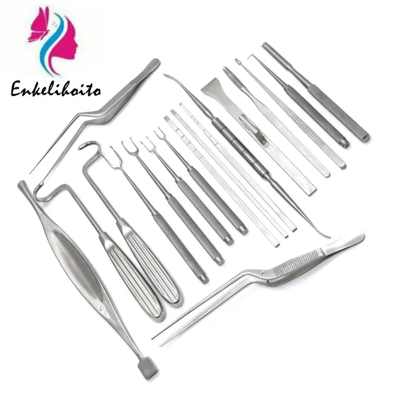 18pc/set Nose Plastic Equipment Nasal Bone Joseph Stripper Nose Osteotome Stripper Hook
18pc/set Nose Plastic Equipment Nasal Bone Joseph Stripper Nose Osteotome Stripper Hook