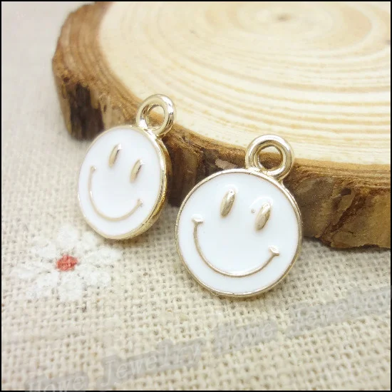 Wholesale 40 pcs Enamel Alloy Gold-color Jewelry Smile Pendants charms for bracelet necklace DIY jewelry making
Wholesale 40 pcs Enamel Alloy Gold-color Jewelry Smile Pendants charms for bracelet necklace DIY jewelry making