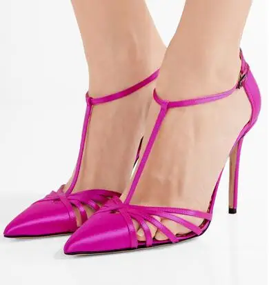 2017 Spring Summer Hot Women Sexy Gladiator Cuts Out T-strap Buckle Pointed Toe High Heel Party Dress Pumps Wedding Shoes Ladies
2017 Spring Summer Hot Women Sexy Gladiator Cuts Out T-strap Buckle Pointed Toe High Heel Party Dress Pumps Wedding Shoes Ladies
