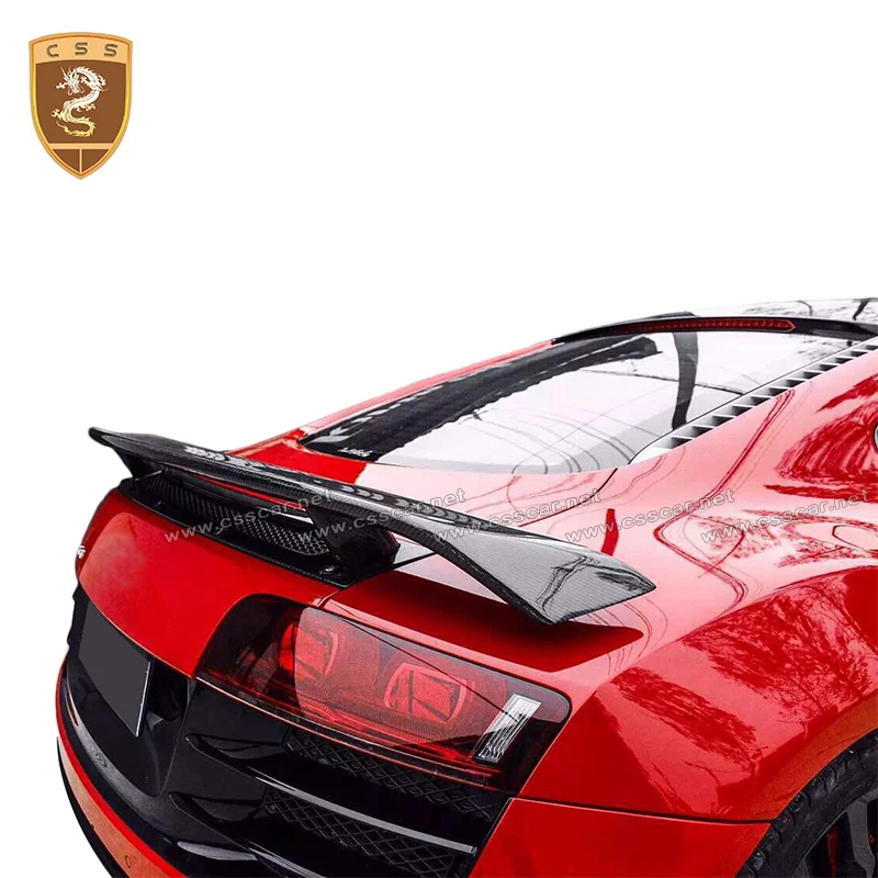 Real Carbon Fiber Spoiler GT Rear Wing For R8 R8 V8 V10 Spoiler Carbon Rear Trunk Spoiler
Real Carbon Fiber Spoiler GT Rear Wing For R8 R8 V8 V10 Spoiler Carbon Rear Trunk Spoiler