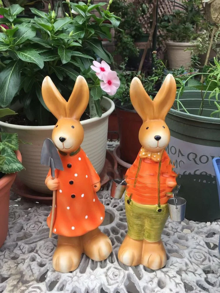 Pastoral Resin Couple Bunny Ornaments Home Livingroom Figurines Crafts Outdoor Garden Statue Decoration Wedding Birthday Gifts
Pastoral Resin Couple Bunny Ornaments Home Livingroom Figurines Crafts Outdoor Garden Statue Decoration Wedding Birthday Gifts