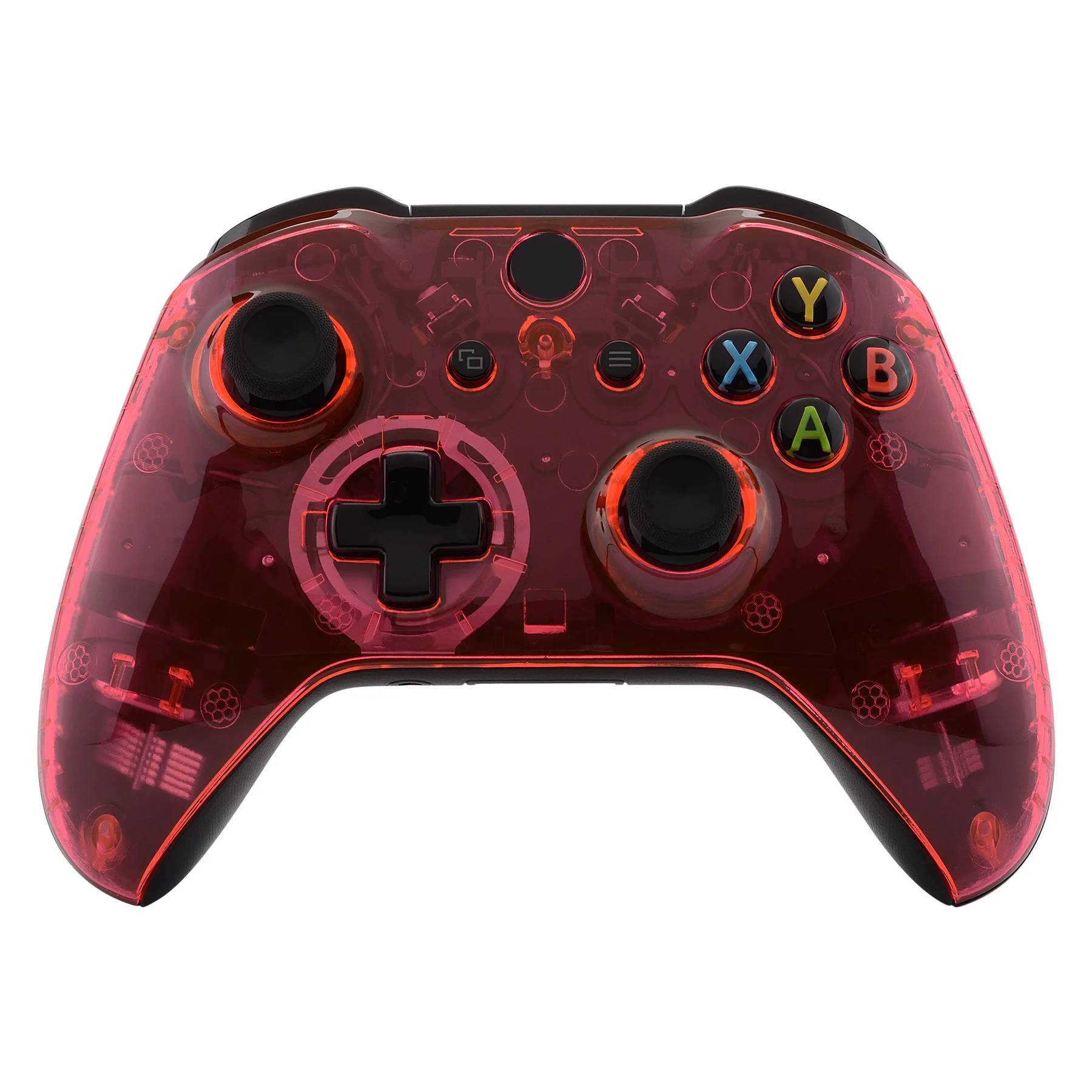 eXtremeRate Transparent Pink Faceplate Cover Front Housing Shell for Xbox One S & Xbox One X Controller
eXtremeRate Transparent Pink Faceplate Cover Front Housing Shell for Xbox One S & Xbox One X Controller