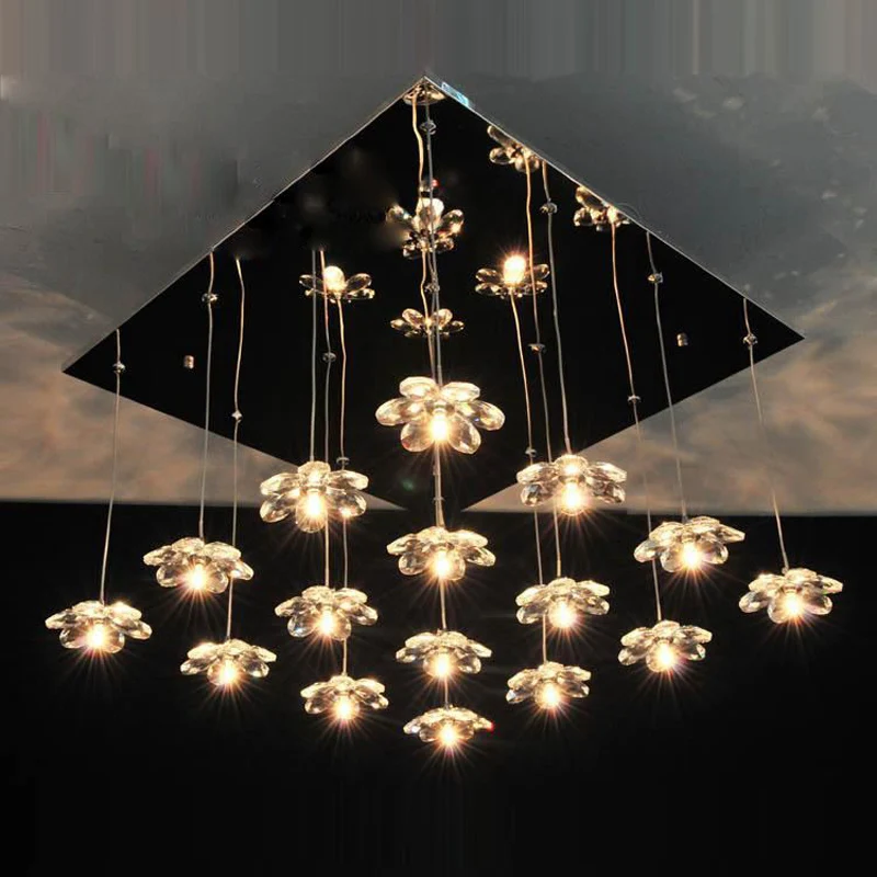 Modern Crystal Flower Dining Room Pendant Light Round Top Base 6 Heads Restaurant Pendant Lamp Bar Counter Pendant Lamp
Modern Crystal Flower Dining Room Pendant Light Round Top Base 6 Heads Restaurant Pendant Lamp Bar Counter Pendant Lamp