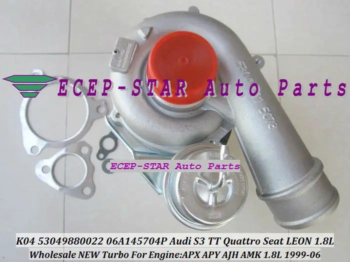 TURBO K04 53049700020 53049880020 06A145704P Турбокомпрессор для Audi S3 TT Qua-ttro для Seat LEON 1.8T 99-06 APX APY AJH AMK 210HP
TURBO K04 53049700020 53049880020 06A145704P Турбокомпрессор для Audi S3 TT Qua-ttro для Seat LEON 1.8T 99-06 APX APY AJH AMK 210HP