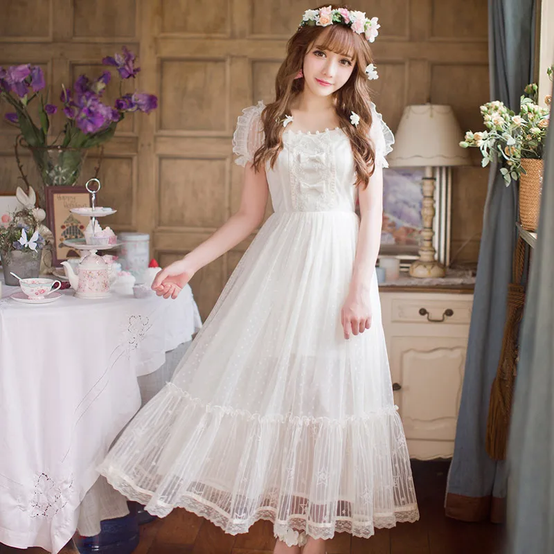 Princess sweet lolita dress Candy rain sweet new chiffon Got-up figure summer Pure and fresh Net yarn long dress C16AB6092
Princess sweet lolita dress Candy rain sweet new chiffon Got-up figure summer Pure and fresh Net yarn long dress C16AB6092