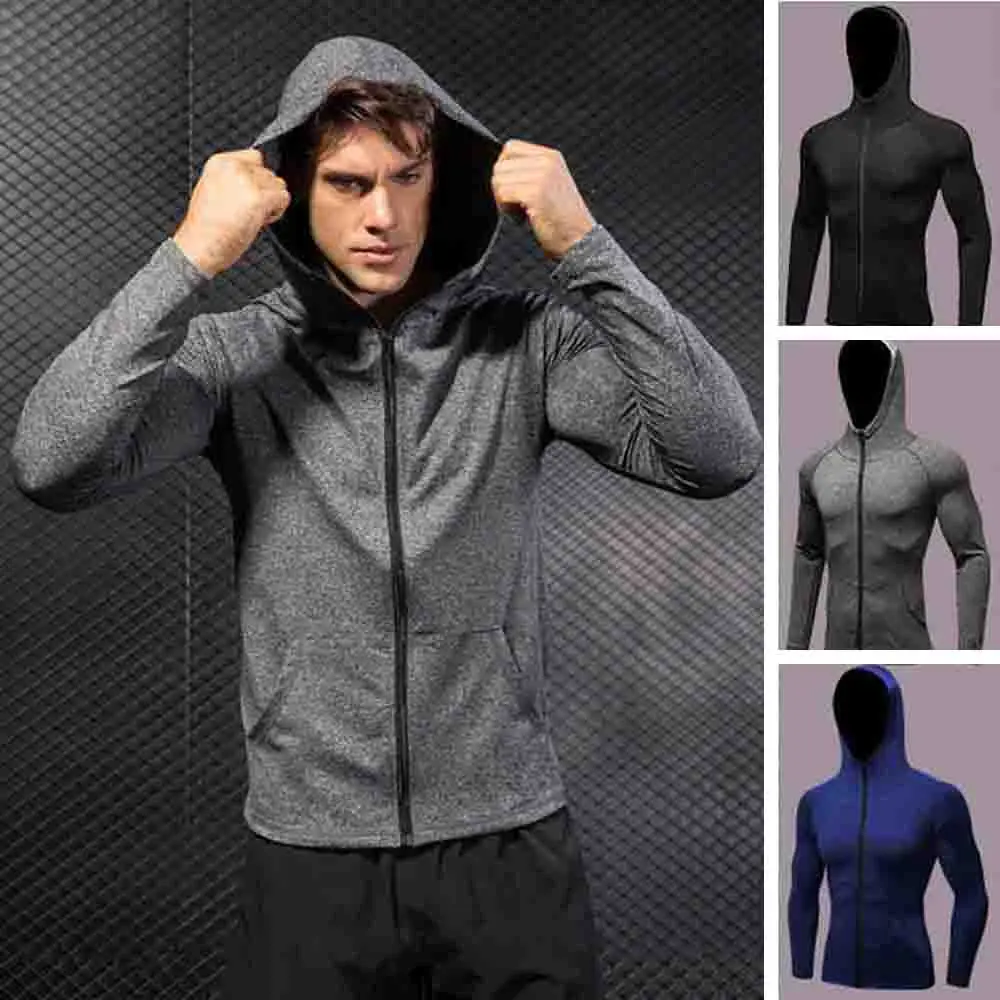 Mens Quick Dry Zipper Hoodies Sweatshirts Gym Fitness Workout Sports Coats SPSYL0011
Mens Quick Dry Zipper Hoodies Sweatshirts Gym Fitness Workout Sports Coats SPSYL0011