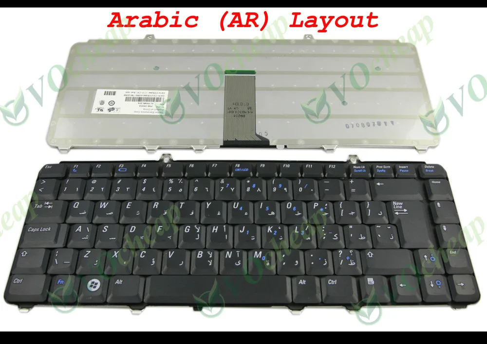 New Laptop Keyboard for Dell Ins piron 1420 1520, XPS M1330 Black Arabic AR Version - NSK-D920A
New Laptop Keyboard for Dell Ins piron 1420 1520, XPS M1330 Black Arabic AR Version - NSK-D920A