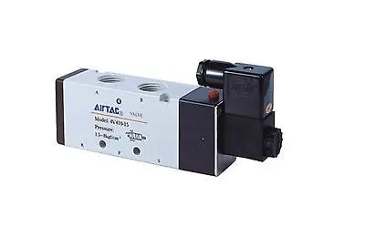 1x 4V410-15 5Ports2Position Single Solenoid Pneumatic Air Valve 1/2" BSPT AC110V
1x 4V410-15 5Ports2Position Single Solenoid Pneumatic Air Valve 1/2" BSPT AC110V