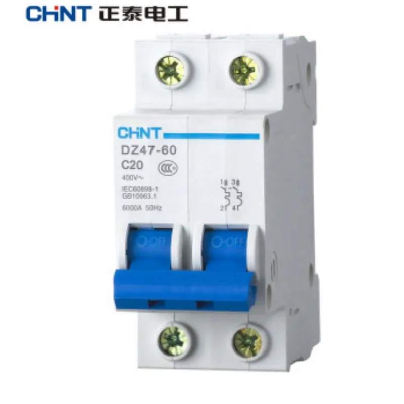 CHINT Mini Circuit Breaker Empty DZ47 2P C Type 10A16A20A25A32A63A Air Switch MCB
CHINT Mini Circuit Breaker Empty DZ47 2P C Type 10A16A20A25A32A63A Air Switch MCB