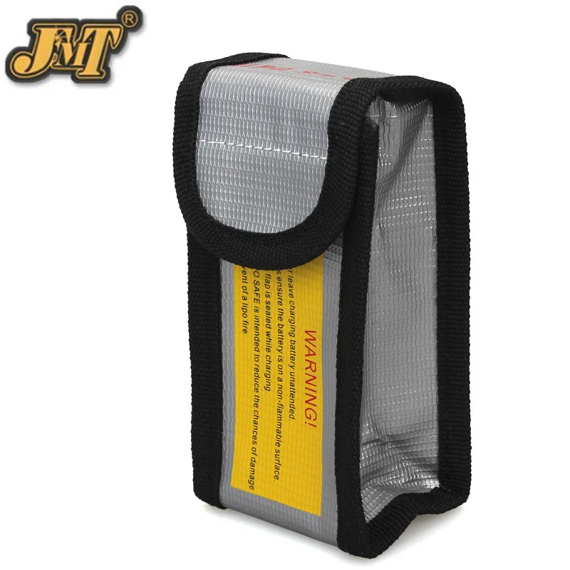 JMT High Quality Fireproof Explosionproof RC LiPo Battery Safety Bag Safe Guard Charge Sack 125*64*50MM
JMT High Quality Fireproof Explosionproof RC LiPo Battery Safety Bag Safe Guard Charge Sack 125*64*50MM