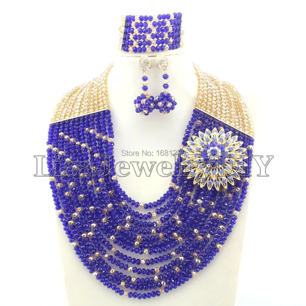 Splendid African Beads Jewelry Sets Nigerian Wedding African Crystal Beads Jewelry Set HD1582
Splendid African Beads Jewelry Sets Nigerian Wedding African Crystal Beads Jewelry Set HD1582