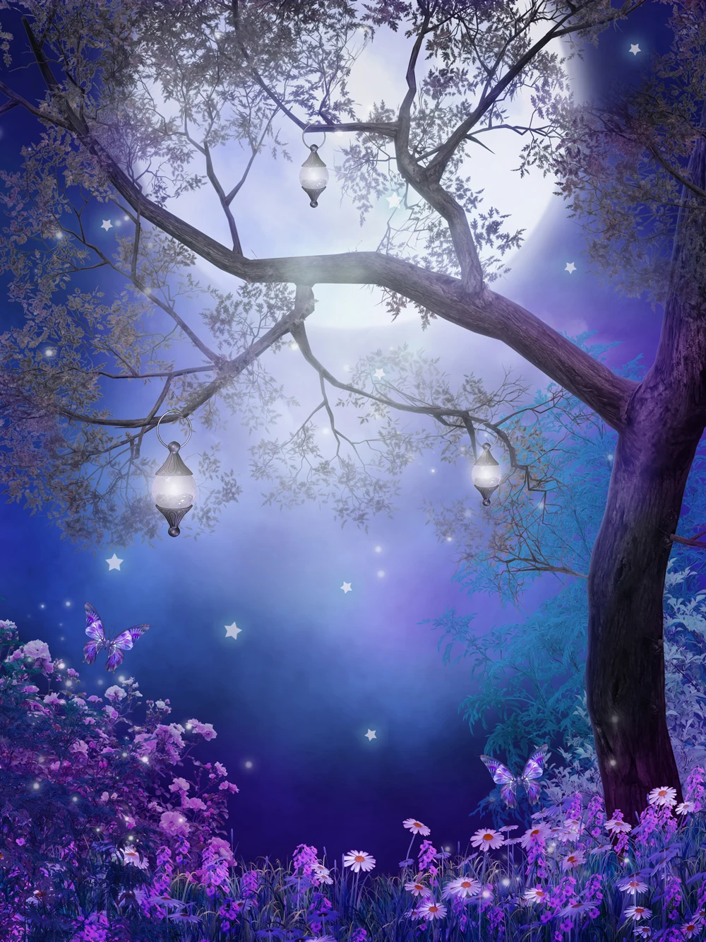 LIFE MAGIC BOX Seamless Wrinkle-free Washable Polyester Night Photography Night Sky Backdrop Tree Flower Background
LIFE MAGIC BOX Seamless Wrinkle-free Washable Polyester Night Photography Night Sky Backdrop Tree Flower Background